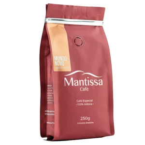 CAFÉ MANTISSA MUNDO NOVO 250g - Em Grãos ou Moído
